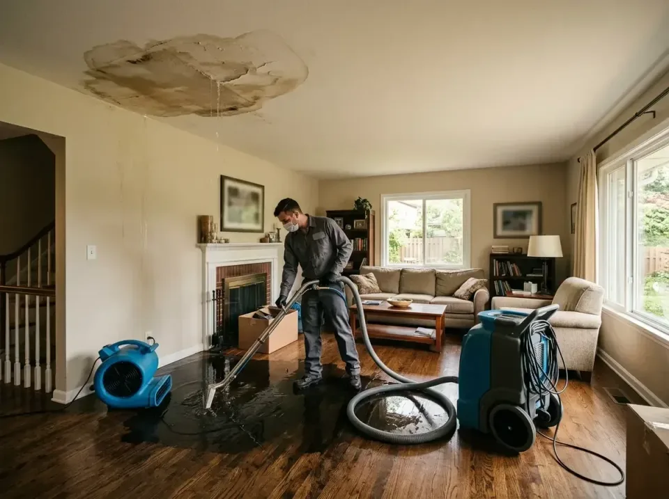 attic-pipe-burst-ceiling-drip-008 — frequently asked questions, Water Damage Restoration & Carpet Care in Bellevue, KY